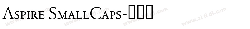Aspire SmallCaps字体转换